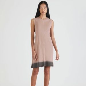 NWT ATM Anthony Thomas Melillo Dip-Dye Mini Dress in Quartz Flint (Size: Medium)